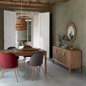 Masă extensibilă Sabor, 180-260x90 cm, lemn de salcâm,