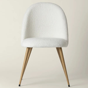 Scaun de sufragerie Atmosphera Slano, Boucle, Alb