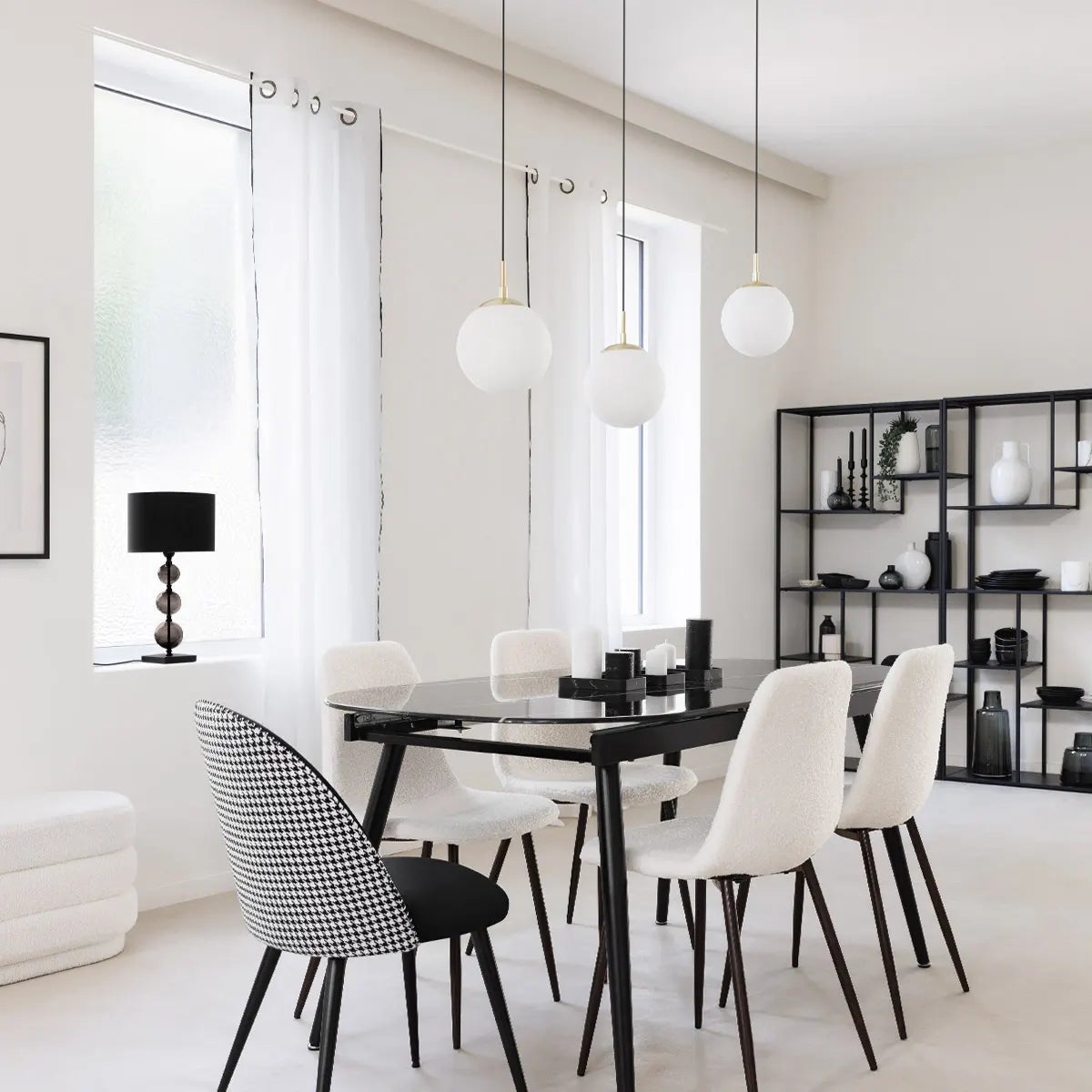 Scaun de masă Atmosphera Roka, Boucle