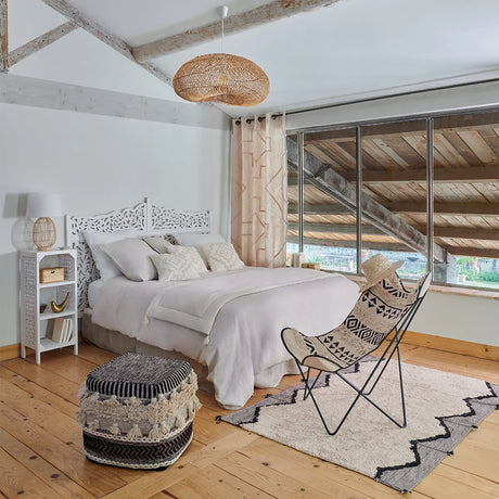 Lenjerie de pat Atmosphera Flora, bumbac, 260x240 cm