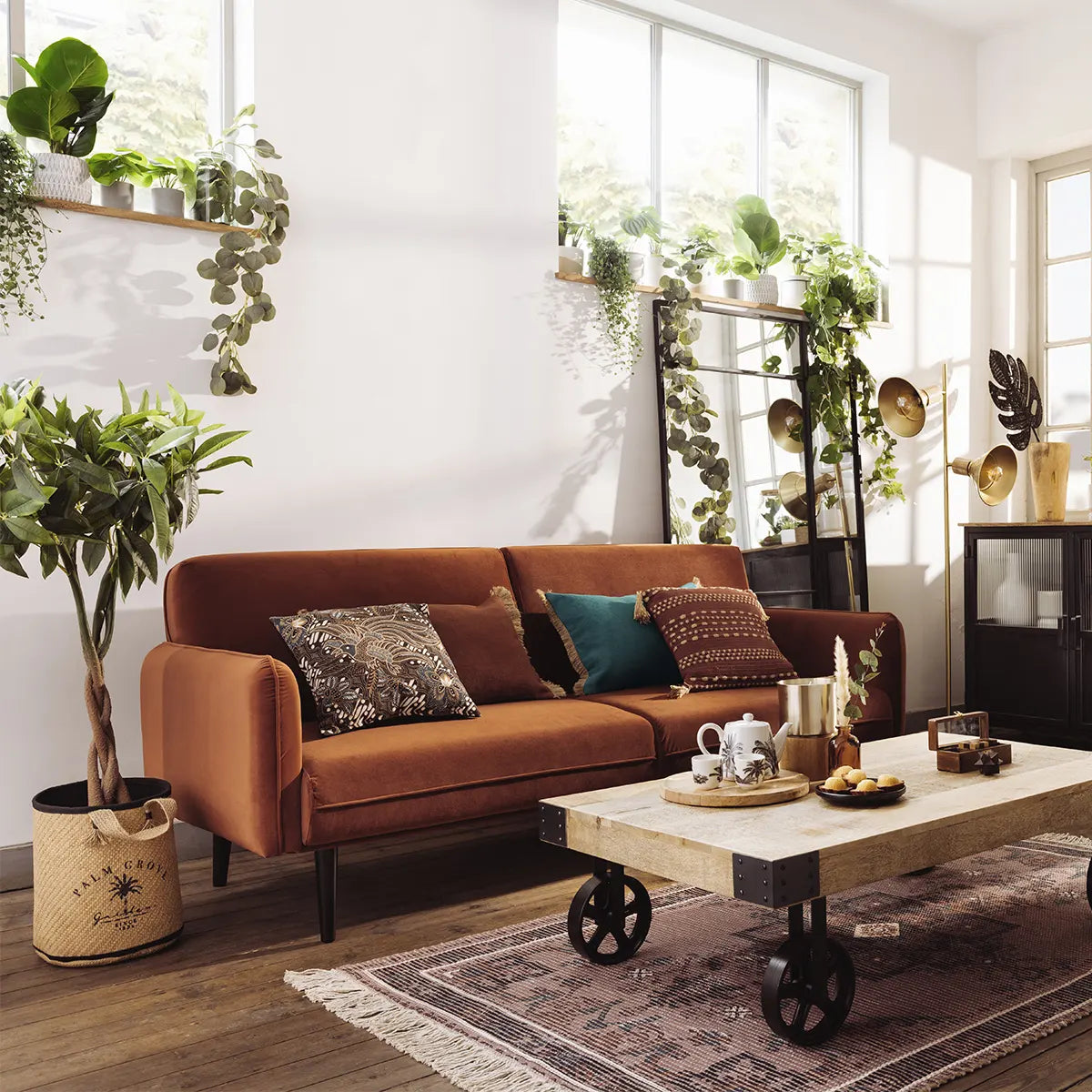 Plantă artificială Atmosphera Pachira Tree, 110 cm