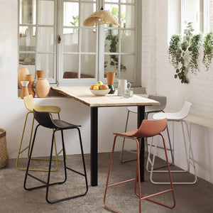 Scaun de bar Atmosphere Otac, aspect piele