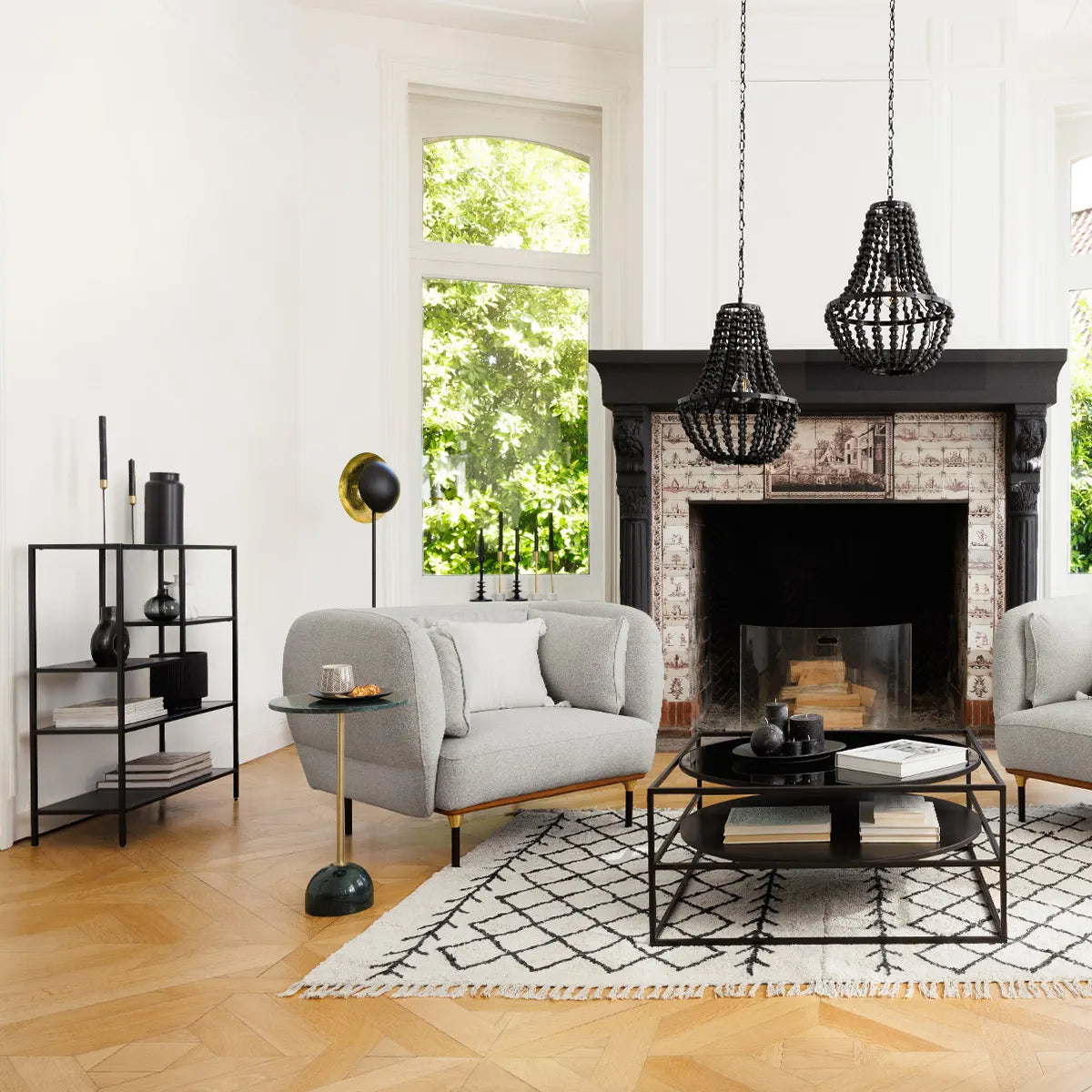 Masă de cafea Atmosphera Nema, Marmură