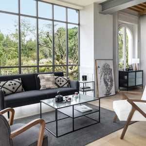 Masă de cafea Atmosphera Aldir, sticlă