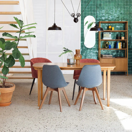 Masă de dining Oliver, 160x80 cm, stejar