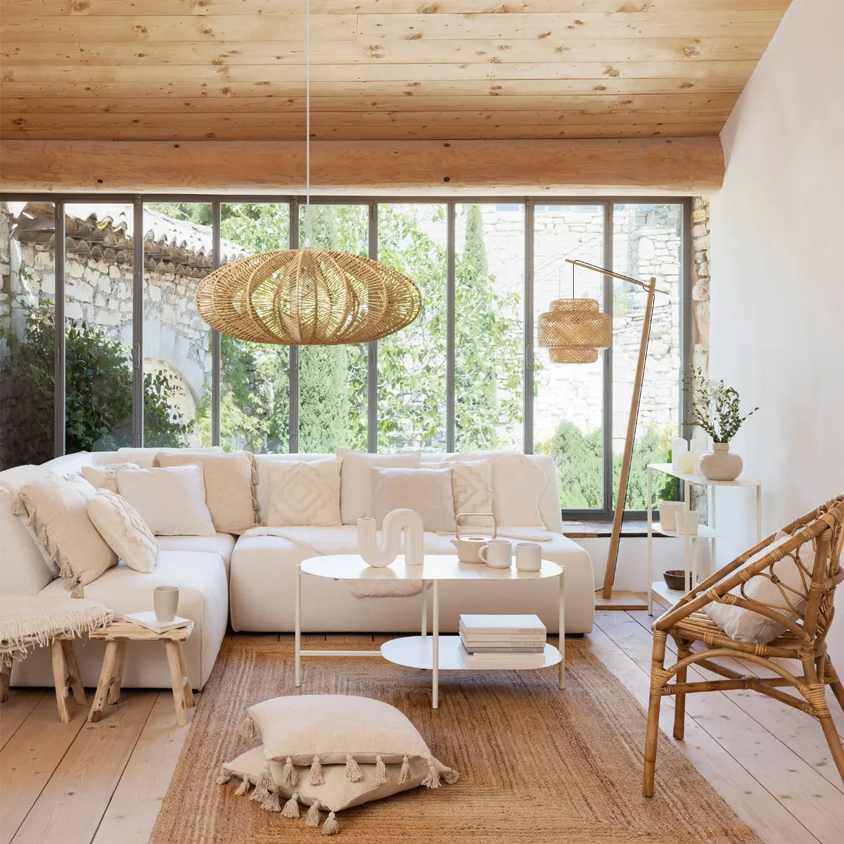 Masă de cafea Atmosphera Haja, 100x50x45 cm, Metal