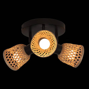 Плафониера atmosphera Lio, 25 cm, Метал. Бамбук