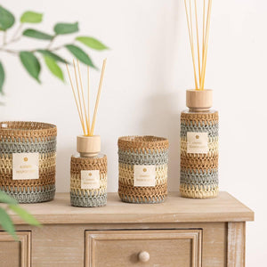 Ароматна свещ atmosphera Zaya, Scented, Amber Стъкло & Natural Fibers, 1400 g