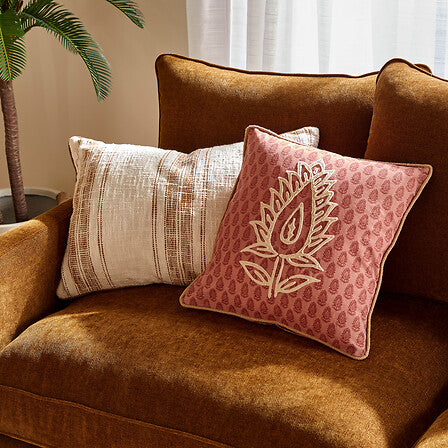 Калъфка за възглавница atmosphera Sienna, Розов, 40×40 cm