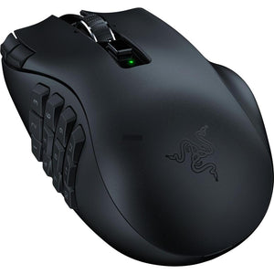 Mouse de gaming wireless Razer Naga V2 HyperSpeed, negru