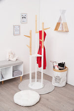 Cuier pentru haine pentru copii Atmosphera, Lemn, Alb, 135 cm