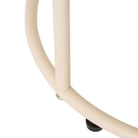 Masă de cafea cu spațiu de depozitare Juna, bej, MDF, 33 cm