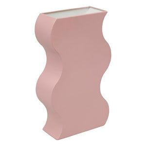Vază Atmosphere Cheri, Metal, Roz, 35 cm