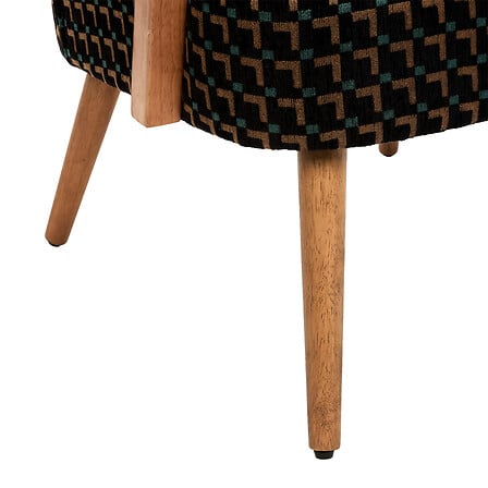 Fotoliu Atmosphera Chiara, Chenille, Negru