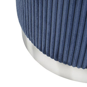 Puf Atmosphera Sylia, catifea de rapiță, Ø38 cm