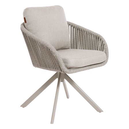 Въртящ се фотьойл Hesperide PYVO, Алуминий, Кафе — изображение 1