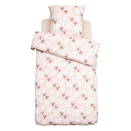 Lenjerie de pat pentru copii Atmosphera Billie Heart, 140x200 cm, Mix