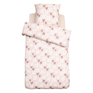 Lenjerie de pat pentru copii Atmosphera Billie Heart, 140x200 cm, Mix