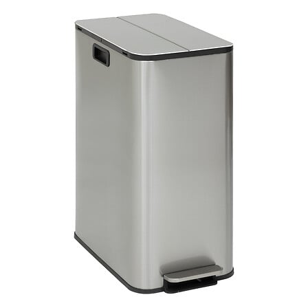 Кош за боклук 5five Delta Butterfly, Инокс, 2x28L, Сребрист