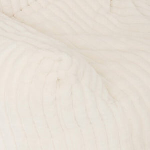 Fotoliu XL atmosphera Muzi, catifea, alb