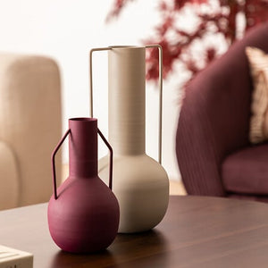 Vază Atmosphera Sylvain, 29 cm, bej