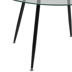 Masă de dining Atmosphera Ostras, sticlă, 120 cm