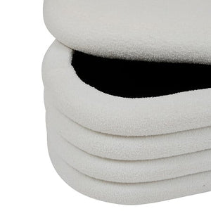 Bancă de depozitare Atmosphera Giulia, Boucle, Alb