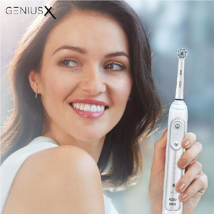 Periuță de dinți electrică Oral-B Genius X 80354130, Albă