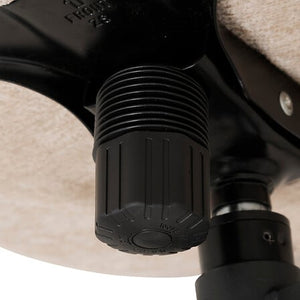 Fotoliu rotativ Atmosphera Stelan, Chenille, Bej