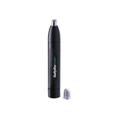 Aparat de tuns pentru nas/urechi BaByliss E650E, cap detașabil și lavabil, baterii, negru