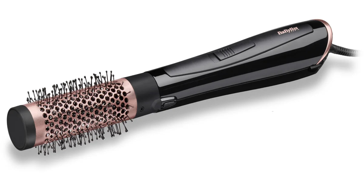 Aparat de coafat cu aer cald BaByliss AS126E, 1000W, cu 3 accesorii: perie termică de 38 mm + perie de netezire + perie de păr