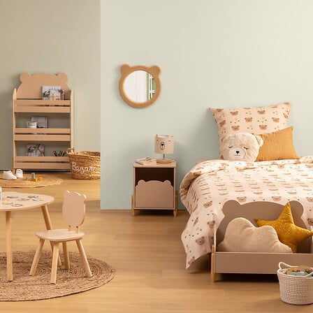 Lenjerie de pat pentru copii Atmosphera Billie Bear, 140x200 cm, Mix