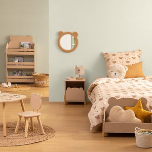 Lenjerie de pat pentru copii Atmosphera Billie Bear, 140x200 cm, Mix