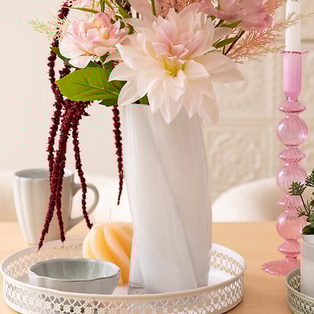 Sfeșnic Atmosphera Pila, Sticlă, 31 cm