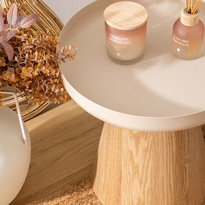 Masă laterală Atmosphera Hercyna, MDF, Ø40 cm