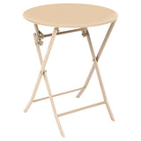 Greensboro round folding table 2 seats stone