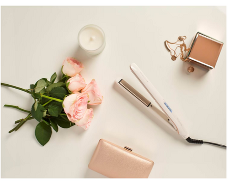 Placă de îndreptat părul Remington PROluxe S9100, plăci ceramice Ultimate Glide, OPTIheat, 230°, LCD, 9 setări de temperatură, încălzire rapidă, alb