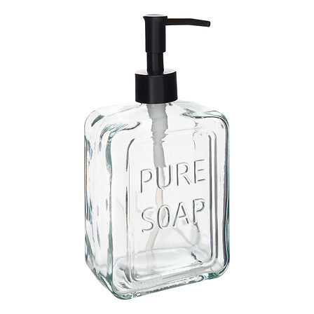 Дозатор за сапун 5five, Стъкло, 550 ml