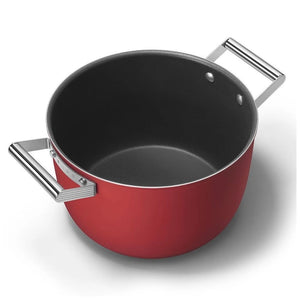 Oală Smeg CKFC2611RDM, Volum 7,7 l., Diametru 26 cm, Roșu