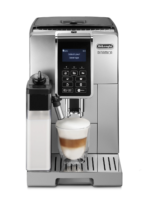 Espressor DeLonghi Dinamica ECAM 350.50.SB 1450 W, 15 bar, 300 g 1,8 L, Argintiu