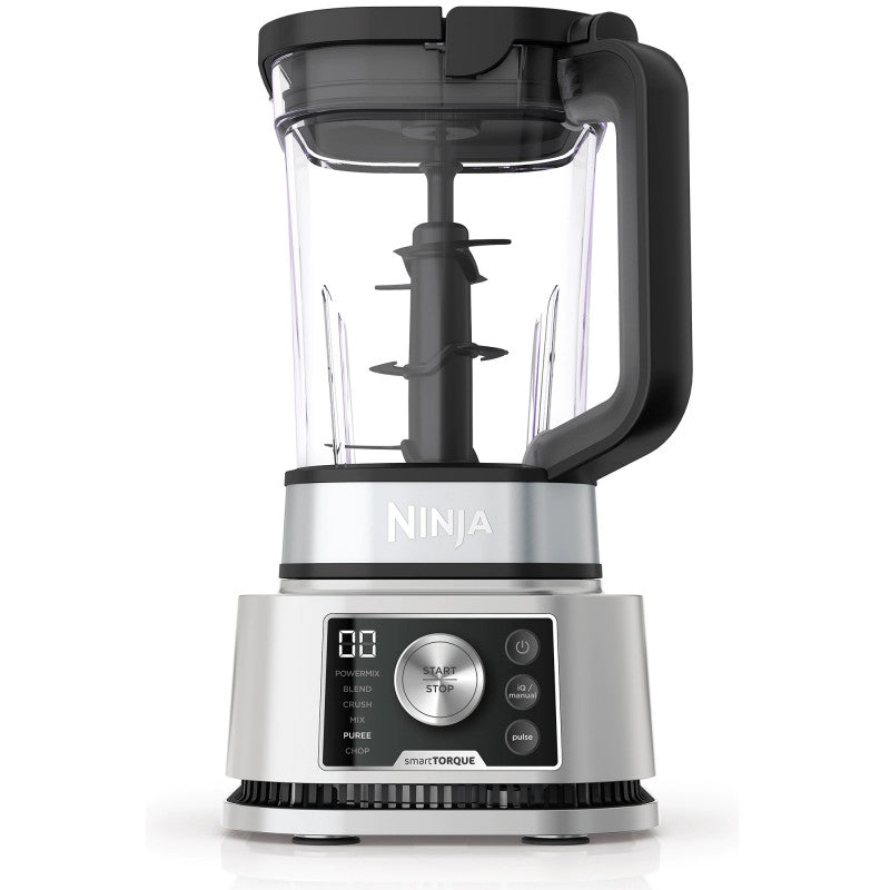 Blender Ninja CB350EU Foodi Power Nutri 3 în 1 cu Smart Torque, 1200 W, Negru/Argintiu