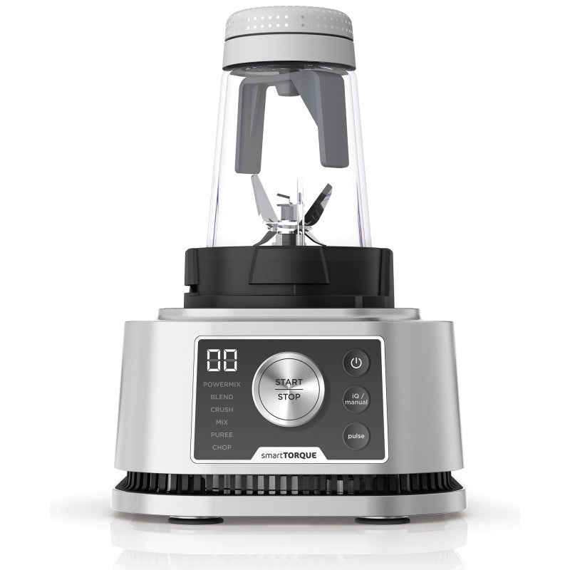 Blender Ninja CB350EU Foodi Power Nutri 3 în 1 cu Smart Torque, 1200 W, Negru/Argintiu