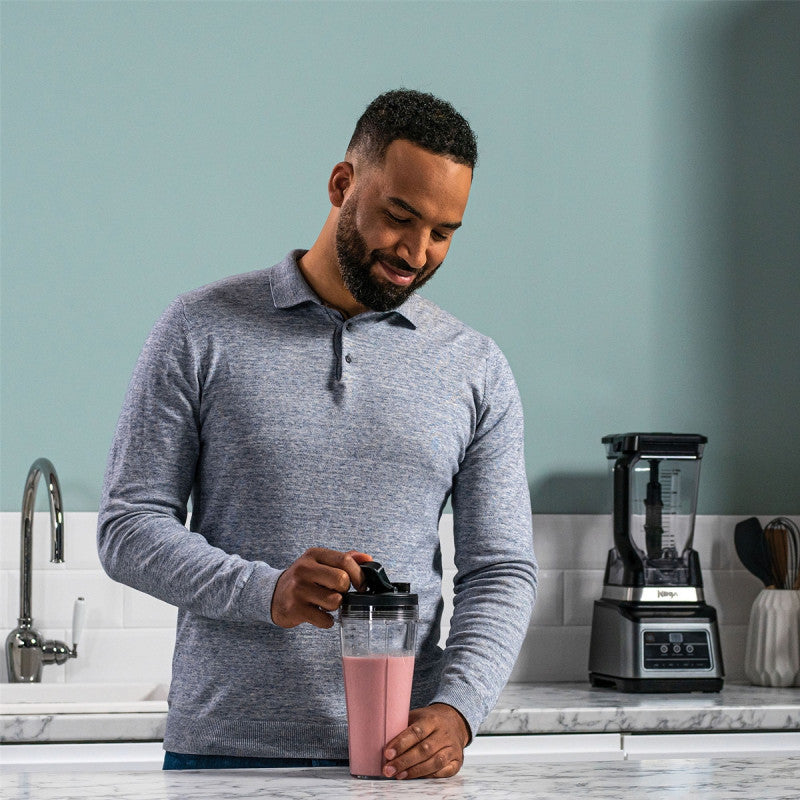 Blender 2 în 1 Ninja BN750EU, 1200W, 2.1 l/700 ml, Negru