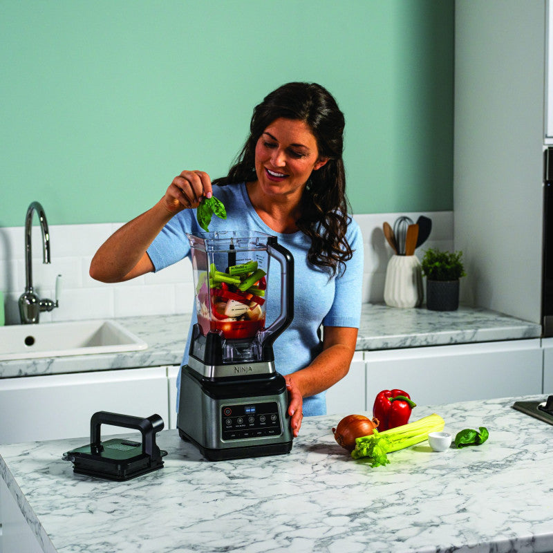 Blender 2 în 1 Ninja BN750EU, 1200W, 2.1 l/700 ml, Negru