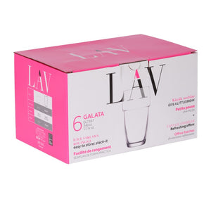 Set pahare cocktail LAV Galata, 340 ml, 6 buc.