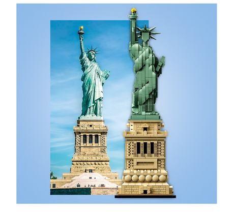 LEGO® Architecture, Statuia Libertății 21042, 1685 de piese