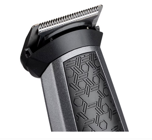 BaByliss MT727E Carbon Titanium Aparat de tuns multifuncțional 10 în 1, 10 accesorii, 3 capete, Funcționare fără baterii până la 60 de minute.