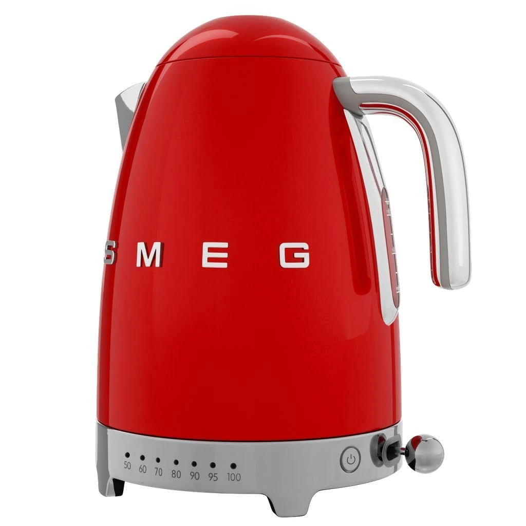 Fierbător electric Smeg KLF04RDEU, 2400W, 1,7 l, Roșu