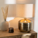 Lampă de masă atmosphera Kais, Înălțime 52 cm, Metal ivoriu