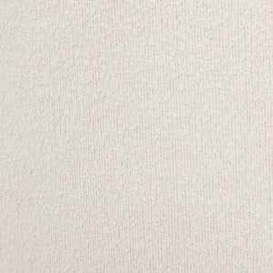 Puf cu atmosferă de depozitare Kaydi, Boucle, Alb